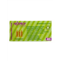 Nexxt Экспресс лосьон-конструктор против выпадения волос, 5 мл x 10 шт. 7707
