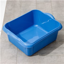 Таз прямоугольный, 14 л, 41.5×32×16 см, пластик, МИКС