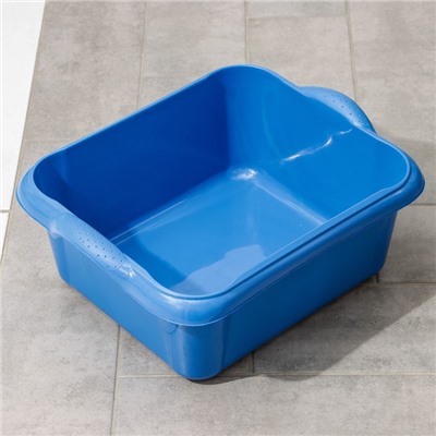 Таз прямоугольный, 14 л, 41.5×32×16 см, пластик, МИКС