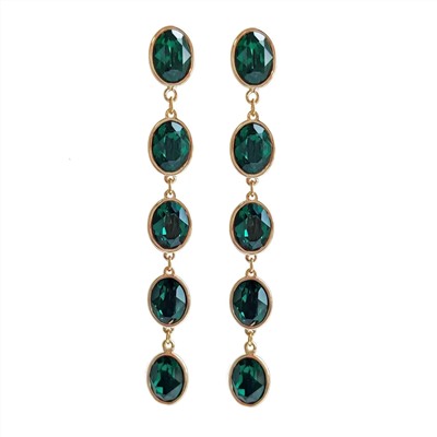 Серьги с кристаллами Swarovski