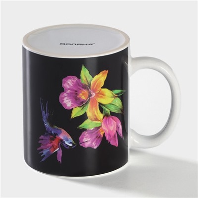 Кружка - хамелеон Доляна «Колибри», 350 мл, керамика, небольшие дефекты