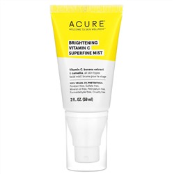 Acure, Brightening Vitamin C Superfine Mist, 2 fl oz (59 ml)