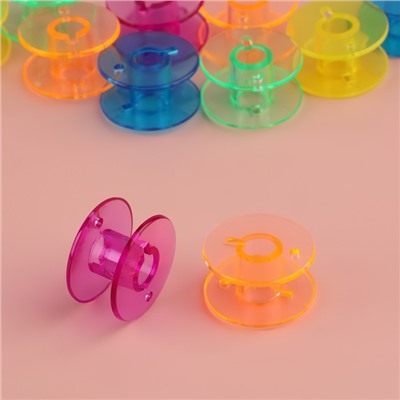 Набор шпулек в органайзере, d=20 мм, 30 шт., МИКС