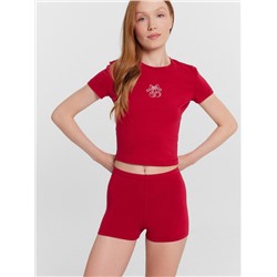 КОМПЛЕКТ ЖЕНСКИЙ (ФУТБОЛКА, ШОРТЫ) 592537