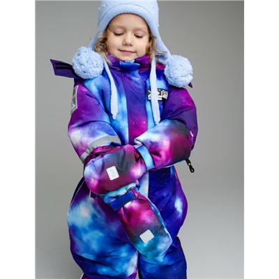 Варежки текстильные для девочек