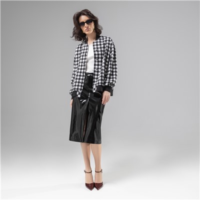 Бомбер из мягкой ткани, Движение вперед (интересная штучка)