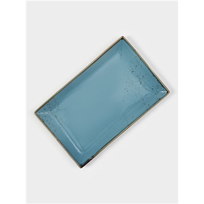 Блюдо для подачи Magistro «Церера», 28×17.5 см, фарфор, голубое