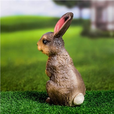 Садовая фигура из гипса «Заяц лесной», 12×10×20 см