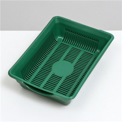 Туалет глубокий с сеткой 36×25×9 см, зеленый