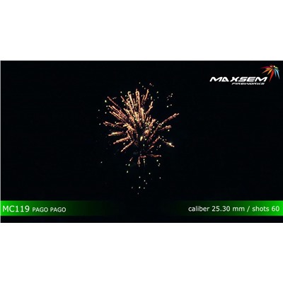Фейерверк МС119 Happy Year (1", 1,2" х 60)