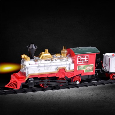 Железная дорога "Рождество" р/у, 27 MHz, в коробке