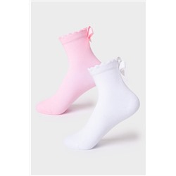 Носки трикотажные для девочек, 2 пары в комплекте PLAYTODAY, 1239928