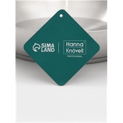 Сковорода Hanna Knövell, d=28 см, h=6 см, толщина стенки 0.6 мм, индукция, дно al+fe+al, нержавеющая сталь