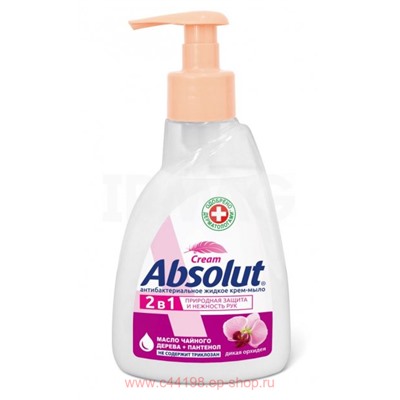 ABSOLUT Мыло жидкое туалетное 2в1 Дикая орхидея 250 гр