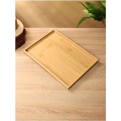 Поднос, 33×23×1.5 см, бамбук