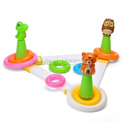 Кольцеброс "Спортивные зверята" в коробке