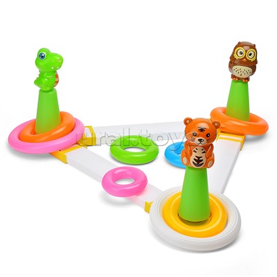 Кольцеброс "Спортивные зверята" в коробке