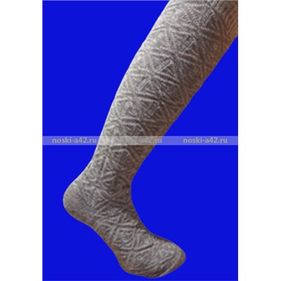 2 ПАРЫ - Гольфы женские теплые шерстяные высокие арт. 4А51