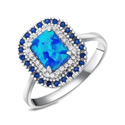 Кольцо, опал, FYN-19702