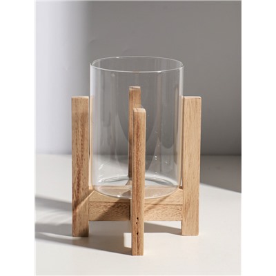 Подсвечник на 1 свечу «Рустик», d=9 см, 16×16×21 см