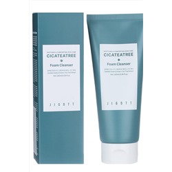 Jigott Пенка для лица очищающая с экстрактами центеллы азиатской и чайного дерева / Cicateatree Foam Cleanser, 180 мл KRISTALLER, 1115398