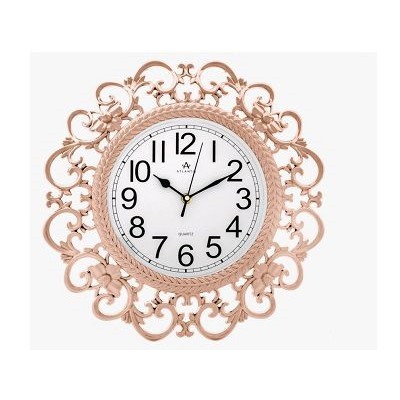 Часы настенные 380x54x380мм Atlantis TLD-3670 rose gold