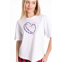 Футболка с принтом  М326066Пб