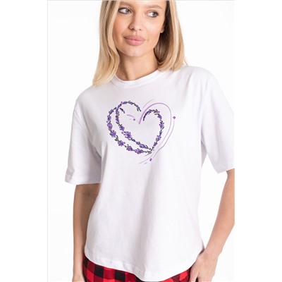 Футболка с принтом  М326066Пб