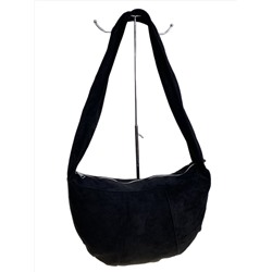Женская сумка из искусственной замши, цвет черный