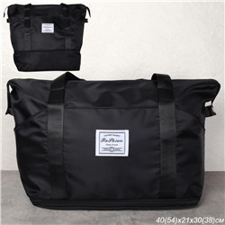 Сумка-трансформер дорожная 30x40x21 см / BAG-6688/6 /уп 60/черная