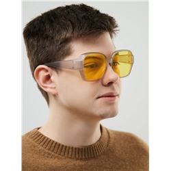 Очки для водителя, антиблик, антифары, uv 380, ширина 15.3 см, желтая линза