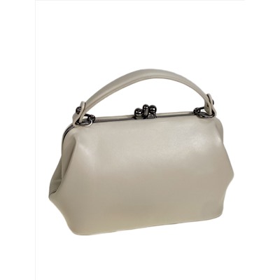 Женская сумка из искусственной кожи, цвет молочный