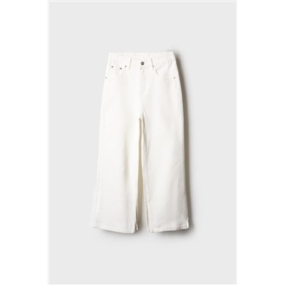 Брюки текстильные джинсовые для девочек PLAYTODAY, 1241596