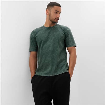 Футболка мужская MINAKU, зелёный, р-р 42-44