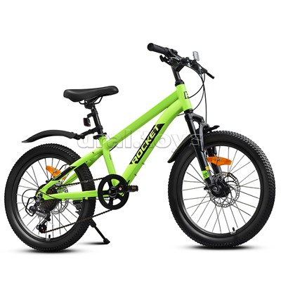 Велосипед 20" Rocket Crux 4.0 , цвет зеленый, размер 11"