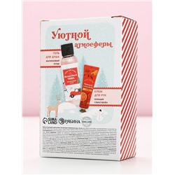 Новогодний подарочный набор косметики «С Новым годом», гель для душа 100 мл и крем для рук 30 мл, Чистое счастье