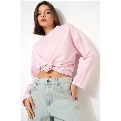 Женский лонгслив оверсайз Happyfox