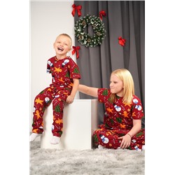 Детская новогодняя пижама Happyfox