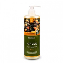 Deoproce Увлажняющий бальзам для волос с аргановым маслом 1000мл Argan Silky Moisture Rinse