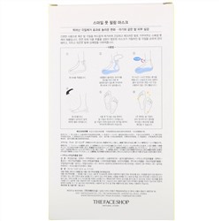 The Face Shop, Smile, носки для пилинга, 1 пара, по 20 мл (0,67 жидк. унции) каждый