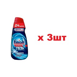 Finish ALL IN 1 MAX Гель для мытья посуды в ПММ Чистота до блеска 600мл 3шт