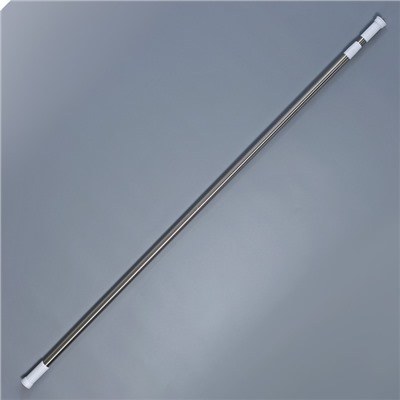 Карниз для ванной Доляна, телескопический, 130-240 см, стальной