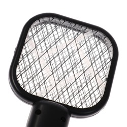 УЦЕНКА Портативная электрическая мухобойка Bl-S, LED подсветка, USB, чёрная