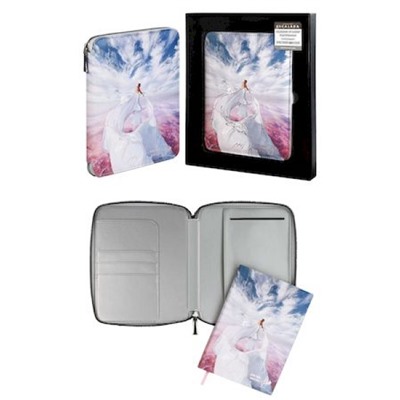 Ежедневник-органайзер недатированный А5+ 240 стр. 70553 "НАППА.РОЗОВОЕ МОЛОКО" кожзам, поролон, застежка "молния" #КРИСТИНА МАКЕЕВА Феникс