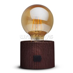 Светильник "Лампочка" (цвет светло-коричневый) в коробке