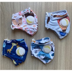 Маска-респиратор детская с клапаном, голубая