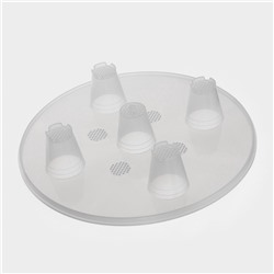 Кашпо для цветов со вставкой Plast-Avenue «Порто», 15 л, пластик, белое