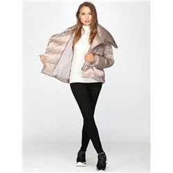 VS190127 беж Пуховик женский (40-48)