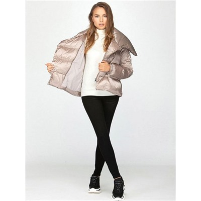 VS190127 беж Пуховик женский (40-48)