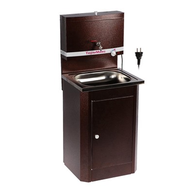 Умывальник «ТермМикс», с ЭВН, нержавеющая мойка, 1250 Вт, 17 л, цвет медь